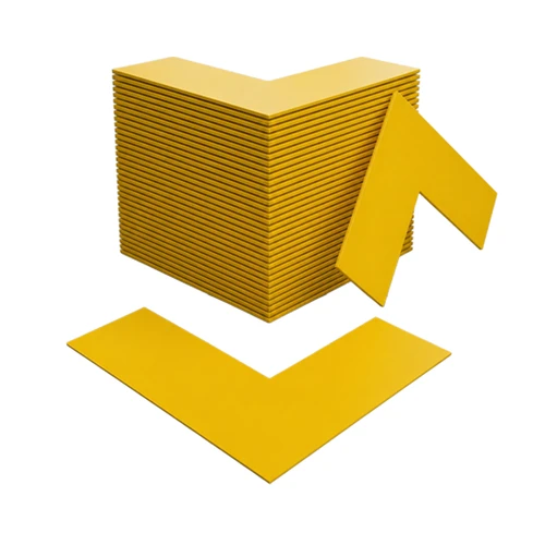 Heavy Duty Industrial Corner Floor Marking Adhesive Acrylic (25 Pack)