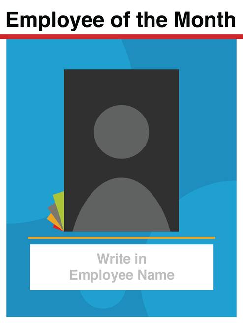 Custom Employee Recognition Board (18x24) Portrait