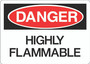 Danger Sign - Highly Flammable