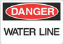 Danger Sign - Water Line