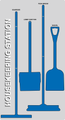 5S Housekeeping Cleaning Shadow Board Broom Station - (Version 10)