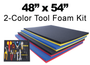 Custom 5S Foam Tool Organizer Kits 48"x 54"