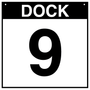 Loading Dock Sign - Dock 9