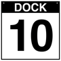 Loading Dock Sign - Dock 10