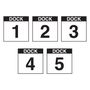 Loading Dock Sign - Docks 1-5