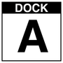 Loading Dock Sign - Dock A
