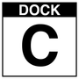 Loading Dock Sign - Dock C