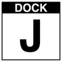 Loading Dock Sign - Dock J