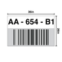 Hanging Barcode Sign