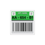 Hanging Barcode Sign