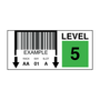 Custom Warehouse Barcode Labels 25 Pack (2.5in x 8in) Adhesive Vinyl