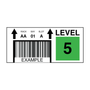 Custom Warehouse Barcode Labels 25 Pack (2.5in x 6in) Magnetic