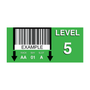 Custom Warehouse Barcode Labels 25 Pack (2.5in x 8in) Magnetic