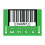 Custom Warehouse Barcode Labels 25 Pack (2.5in x 8in) Magnetic