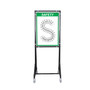 KPI Metric Dry Erase Board Single Letter S (24" x 32")