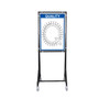 KPI Metric Dry Erase Board Single Letter Q (24" x 32")