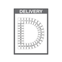 KPI Metric Dry Erase Board Single Letter D (24" x 32")