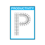 KPI Metric Dry Erase Board Single Letter P (24" x 32")