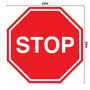 Aisle Stop Sign Hanging Sign