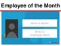 Custom Employee Recognition Board (24x18) Landscape