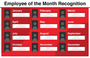 Employee of the Month Recognition Board (72 x 46)