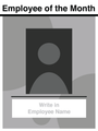 Employee Recognition Board (18x24) Portrait