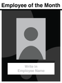 Employee Recognition Board (18x24) Portrait