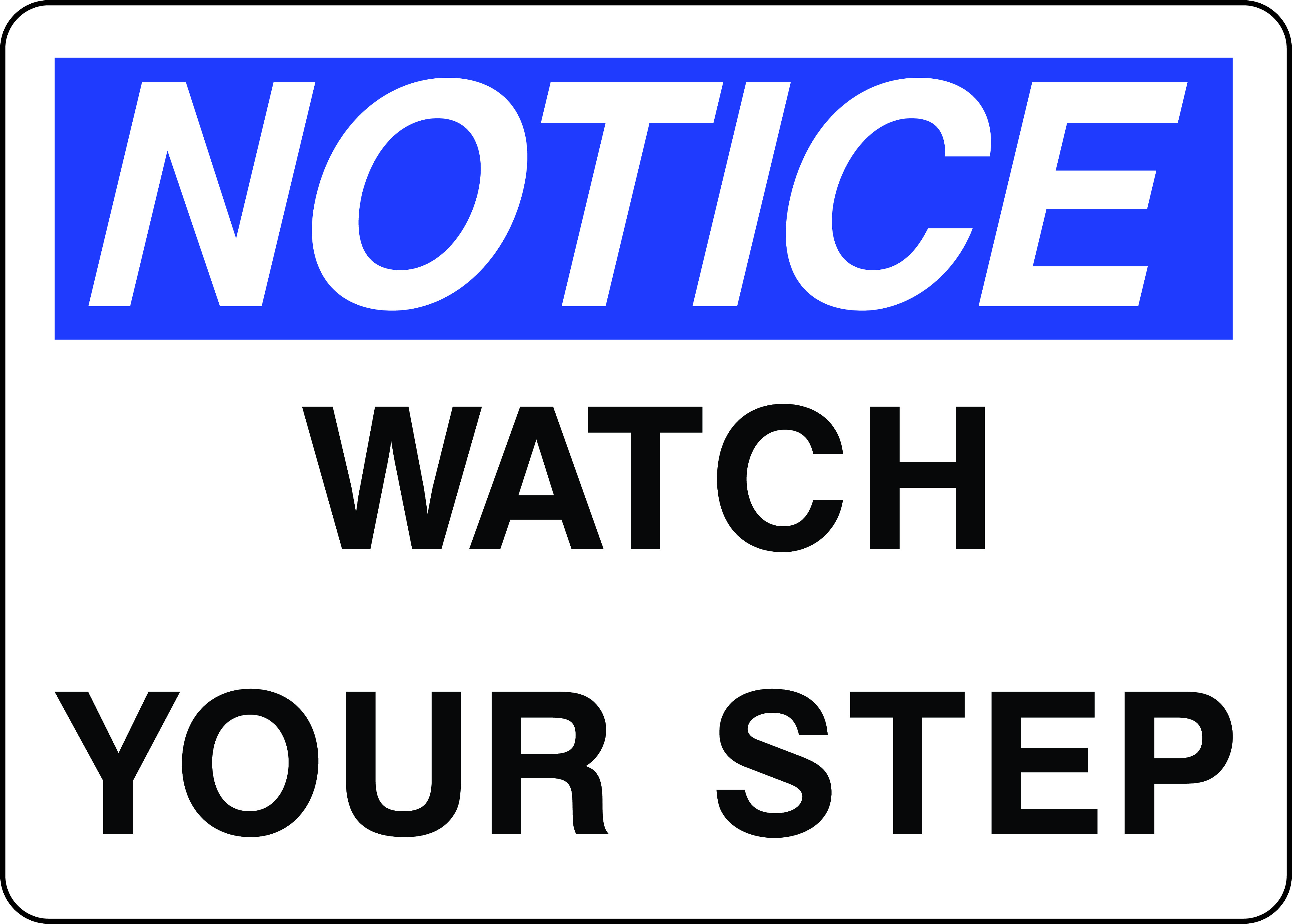 printable watch your step sign