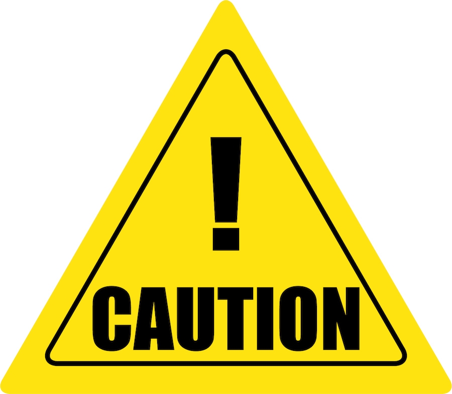 Yellow Caution Sign Yellow Caution Sign