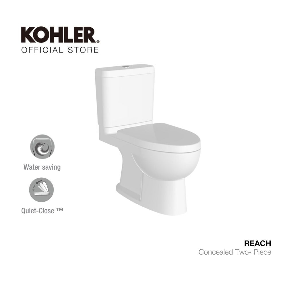 REACH CONCEALED TWOPIECE TOILET