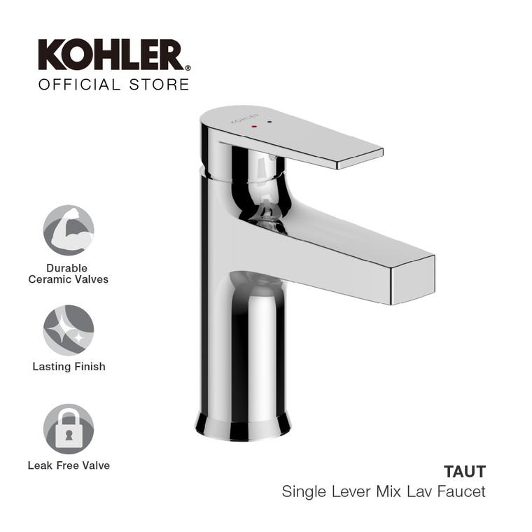 Taut Single control lav faucet with drain