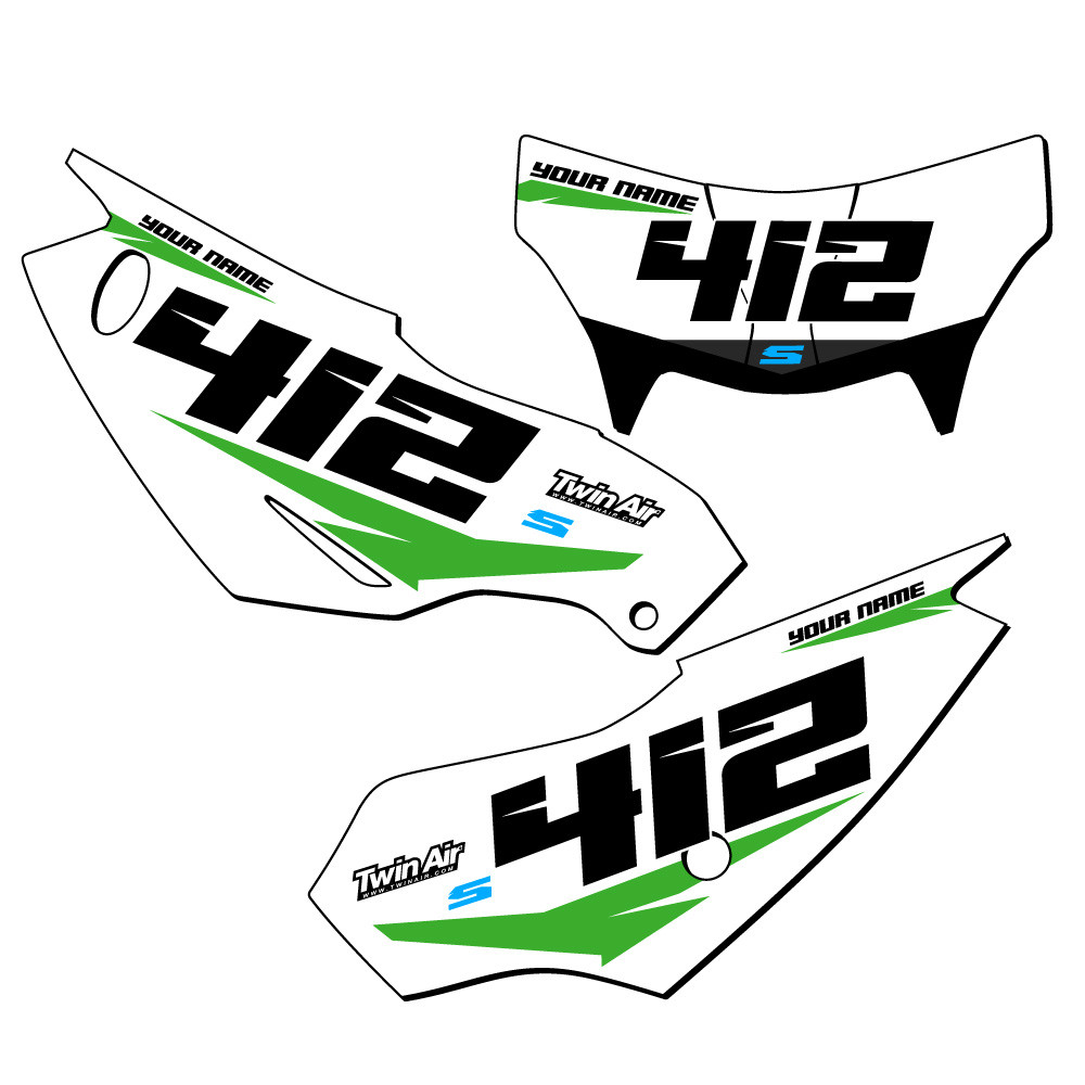 Kawasaki KLX 230 Dirt Bike Number Plate Graphics - SG64 | SENGE