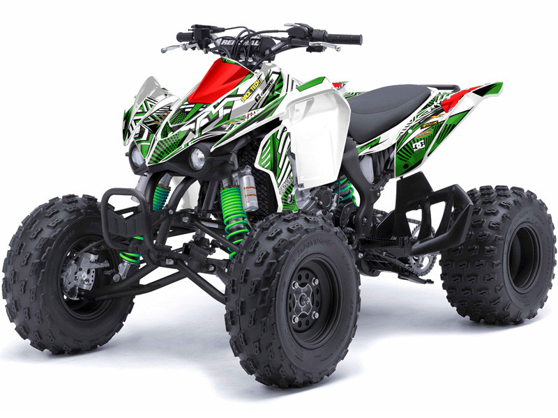 KS様 Kawasaki KFX 700 ATV Graphics Kit - MAYHEM | SENGE GRAPHICS INC