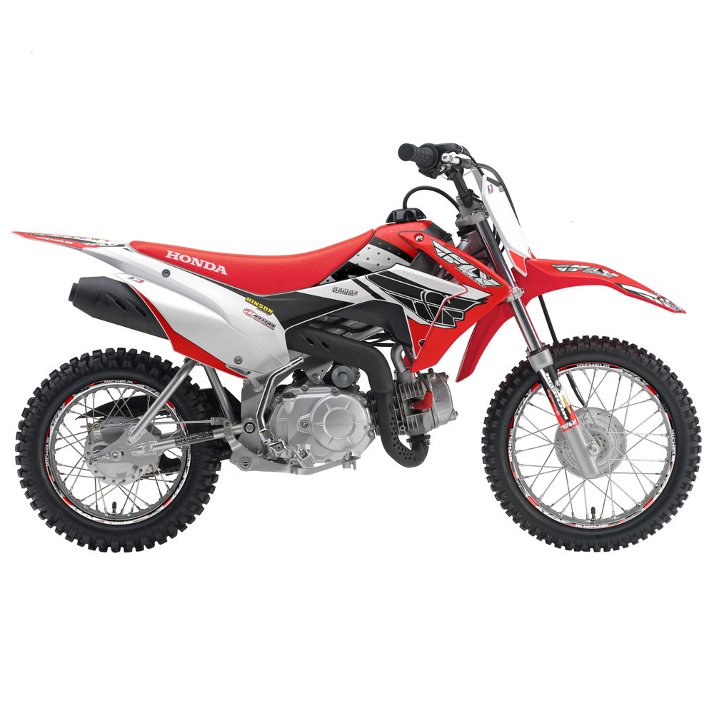 Honda CRF 70 Dirt Bike Graphics Kit - 13 FLY | SENGE GRAPHICS INC Honda CRF 70 Dirt Bike Graphics Kit - 13 FLY | SENGE GRAPHICS INC
