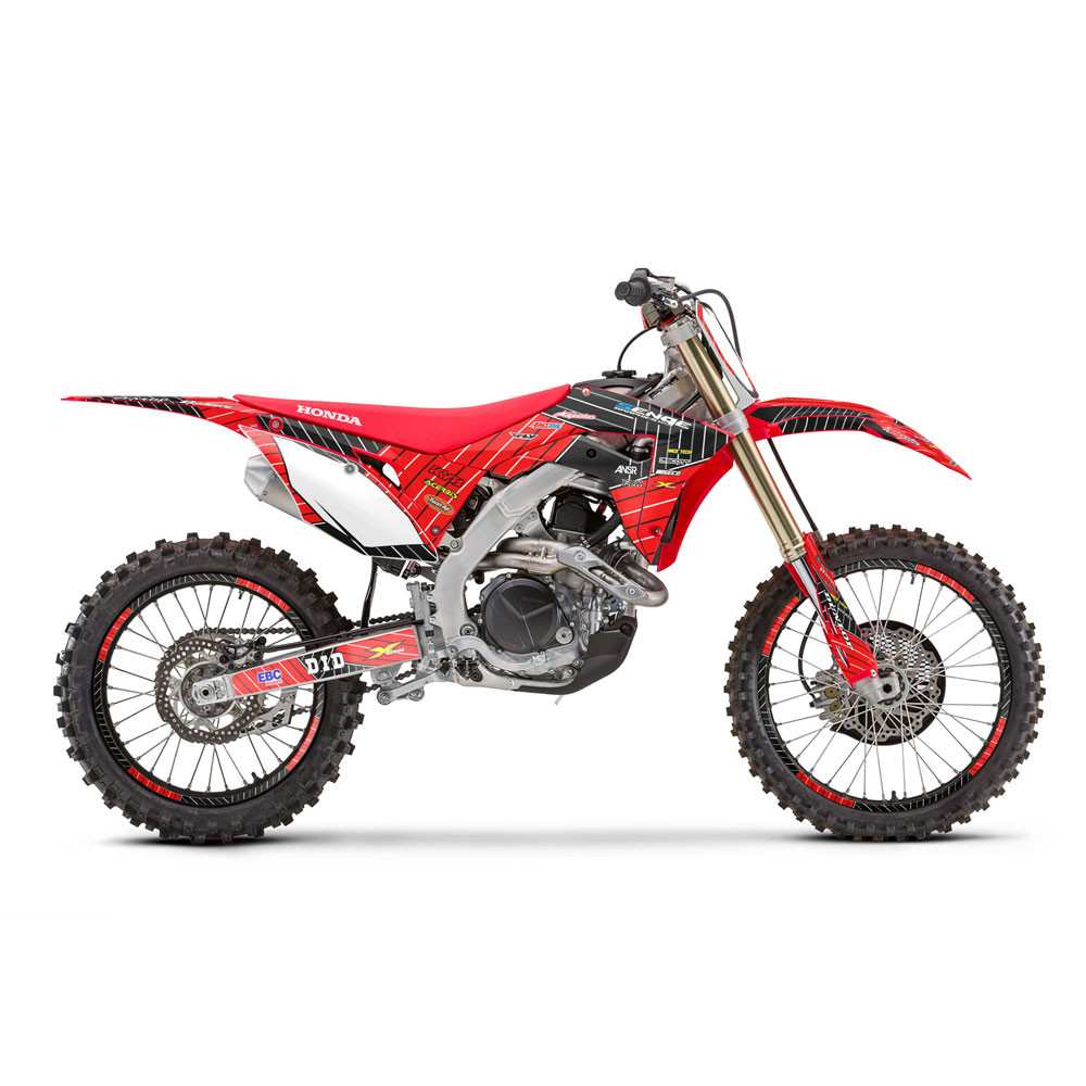 Honda CR 85 Dirt Bike Graphics Kit - RACE SERIES | SENGE GRAPHICS INC