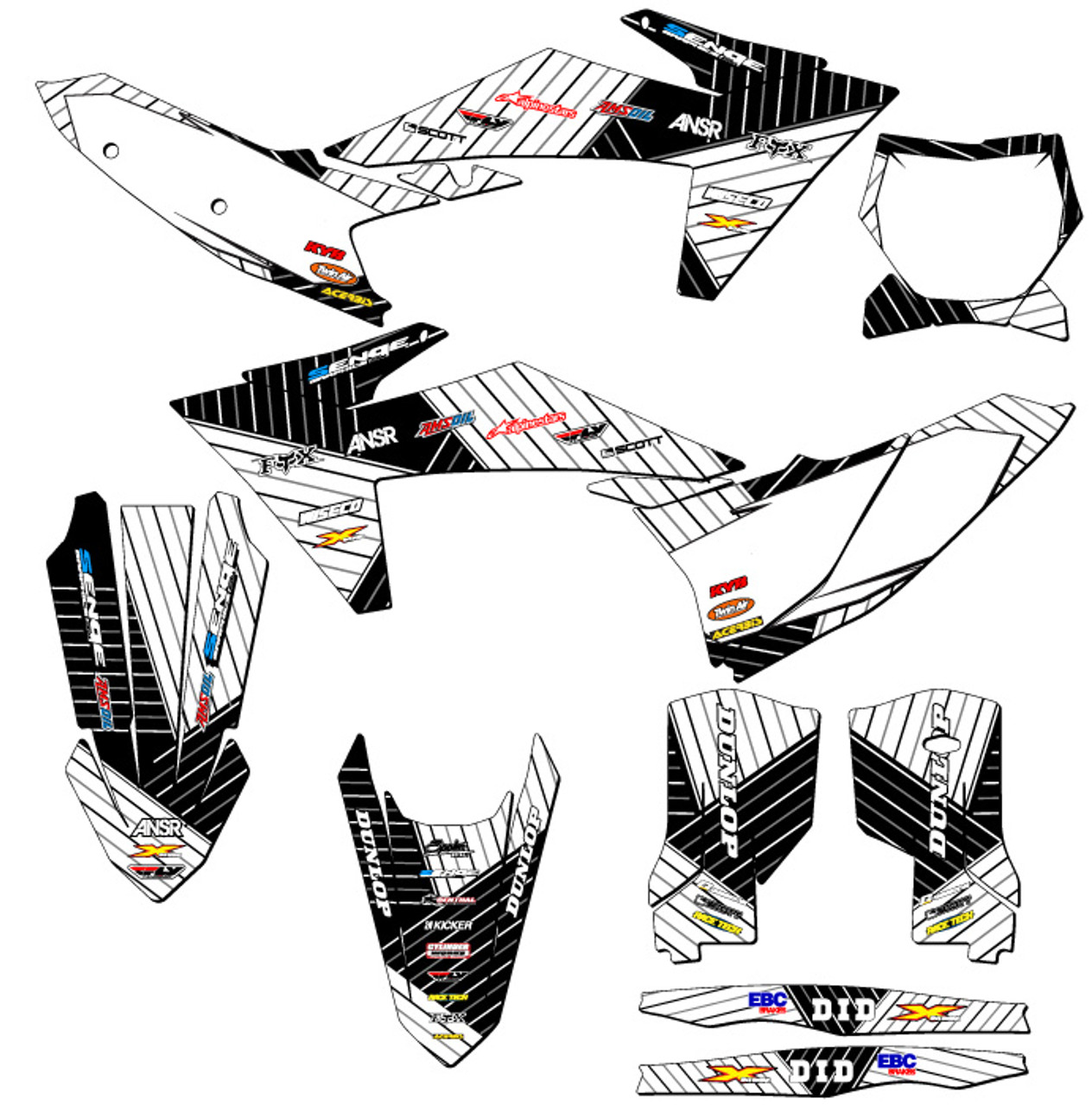 RACE SERIES Graphics Kit for SX