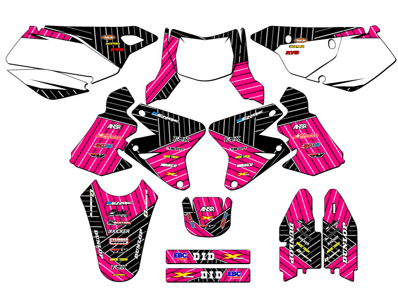 Suzuki DRZ 400 Dirt Bike Graphics Kit - RACE SERIES | SENGE