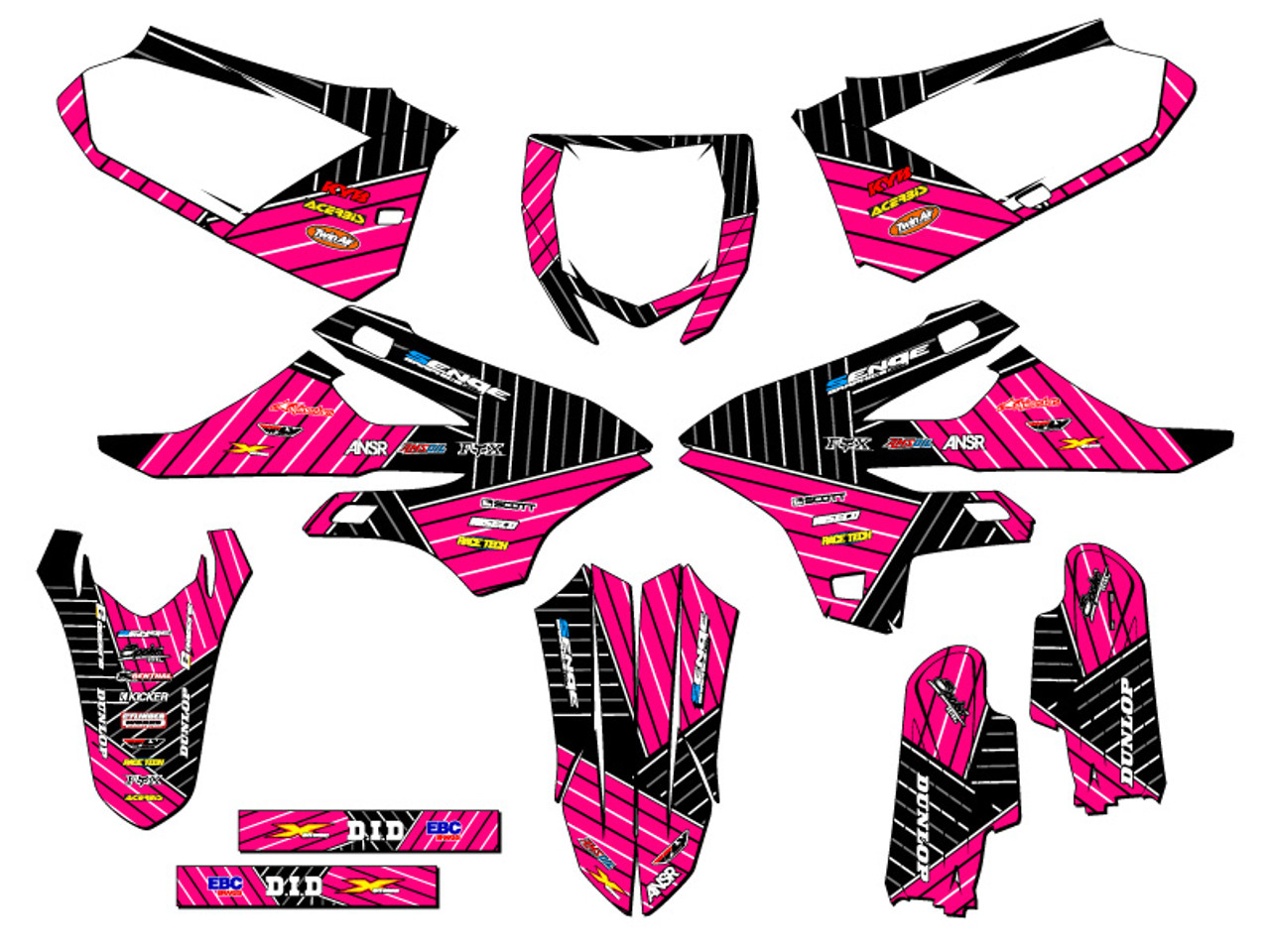 RACE SERIES Graphics Kit for YZ 85