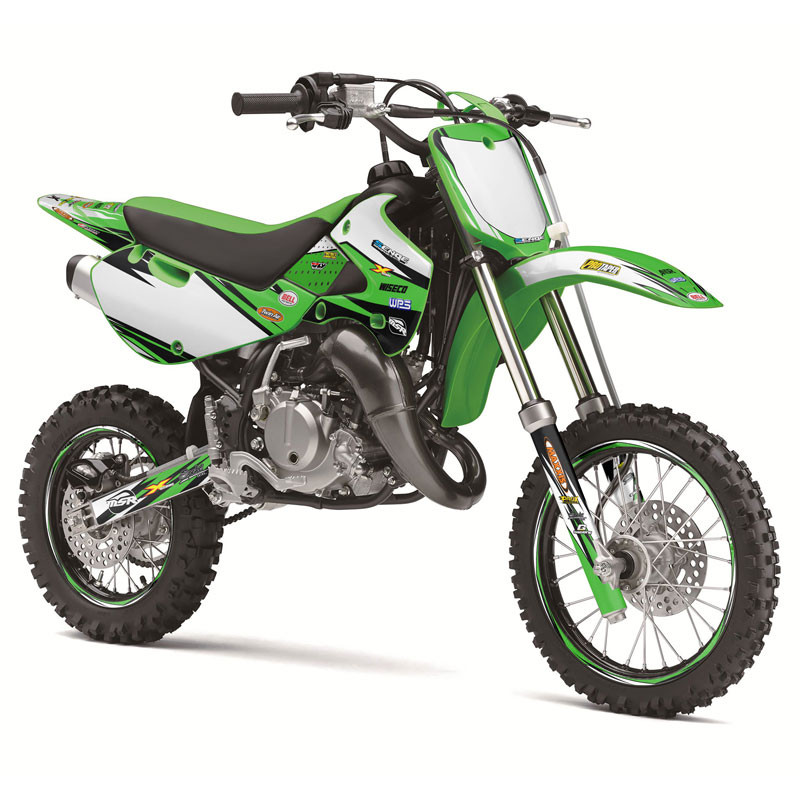 Kawasaki KX 65 Dirt Bike Graphics Kit - VELOCITY | SENGE GRAPHICS INC