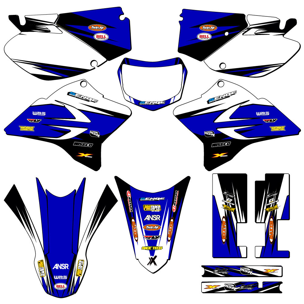 Yamaha TTR 230 Dirt Bike Graphics Kit - VELOCITY | SENGE GRAPHICS INC
