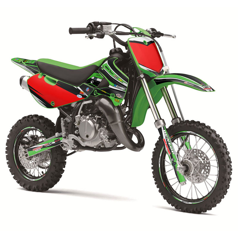 Kawasaki KX 60 Dirt Bike Graphics Kit - VIGOR | SENGE GRAPHICS INC