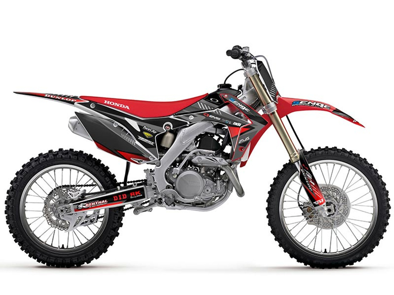 Honda CRF 250X Dirt Bike Graphics Kit - SURGE | SENGE GRAPHICS INC