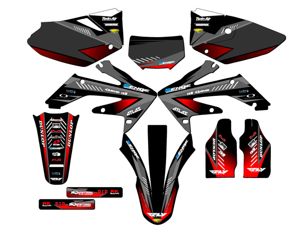 SURGE Graphics Kit for CRF 250X