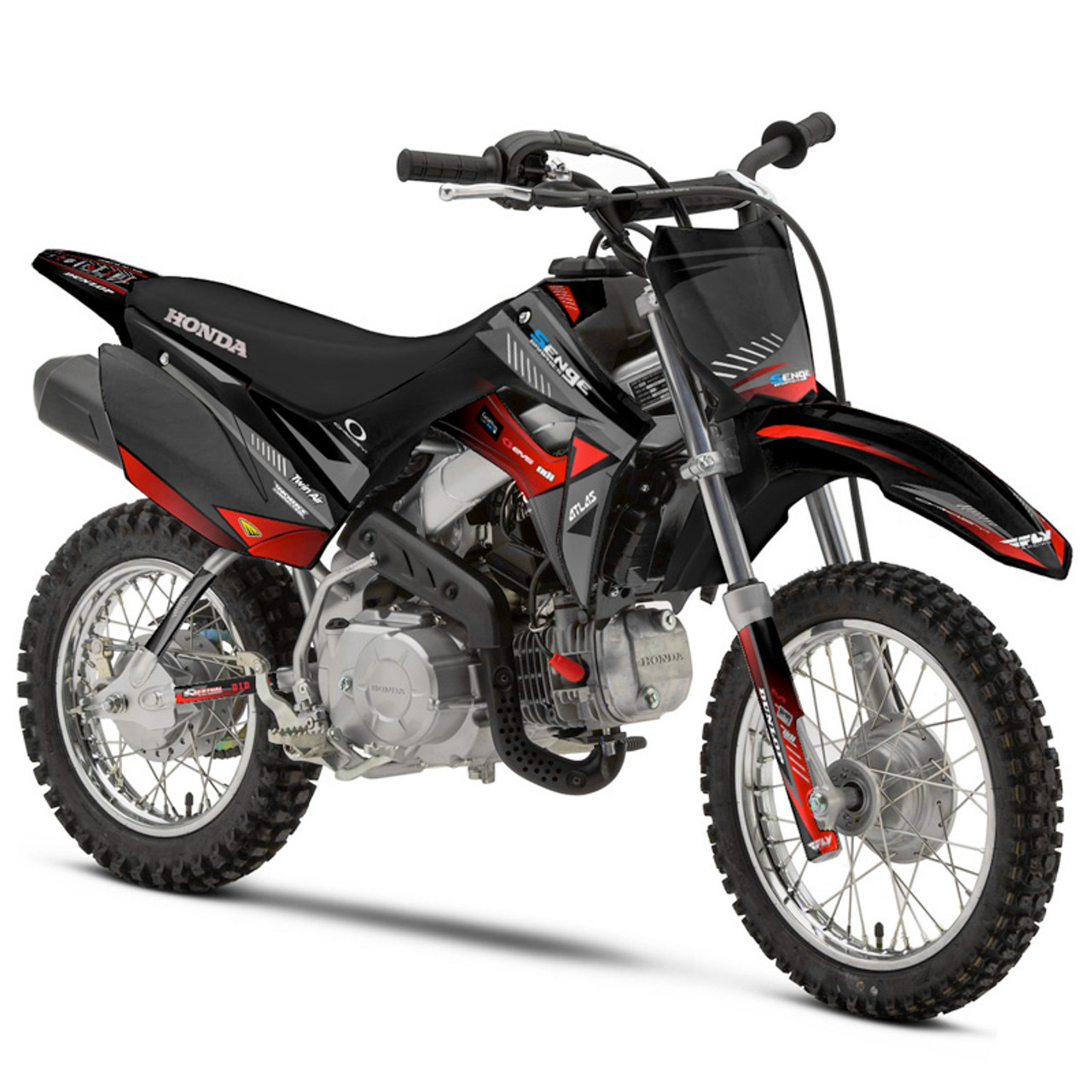 Honda XR 70 Dirt Bike Graphics Kit - SURGE | SENGE GRAPHICS INC