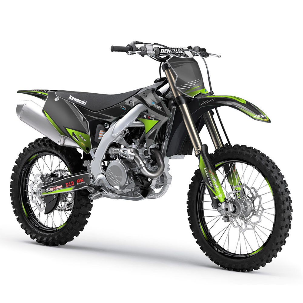 KX80　レーサー　コンベンションモデル Kawasaki KX 80 Dirt Bike Graphics Kit - SURGE | SENGE GRAPHICS INC