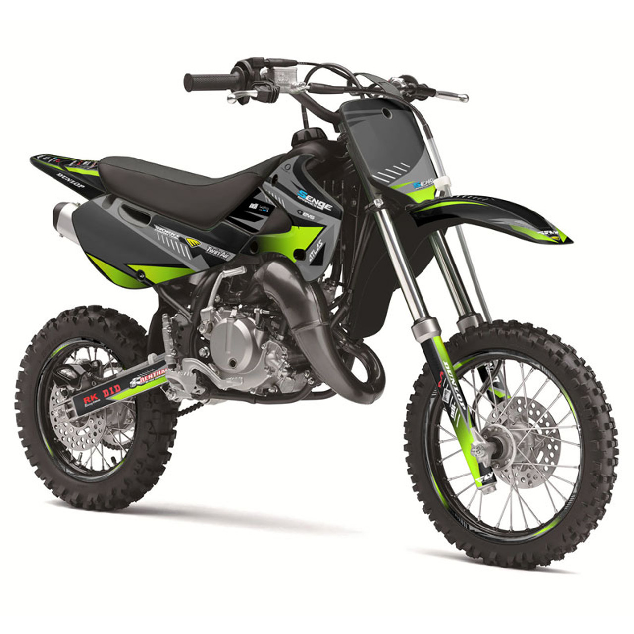 Kawasaki KX 65 Dirt Bike Graphics Kit - SURGE | SENGE GRAPHICS INC