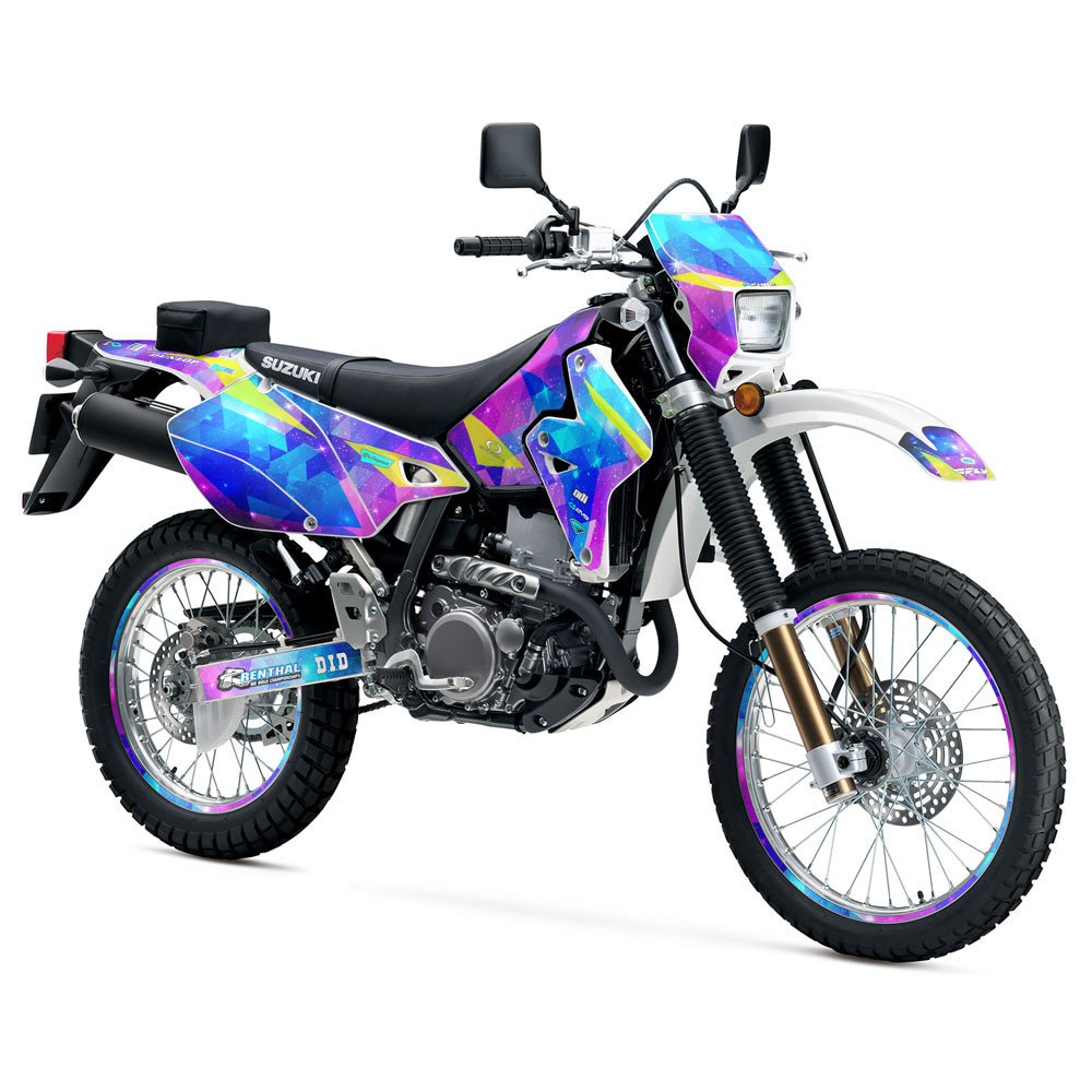 Suzuki DRZ 400 SM Dirt Bike Graphics Kit - SPACE KADET | SENGE
