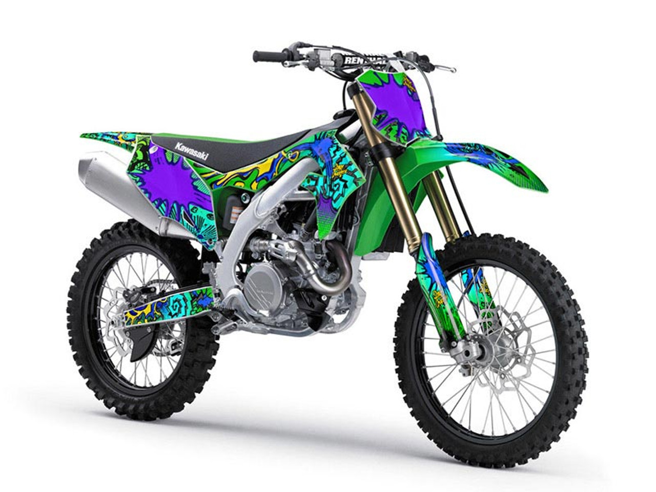 その他 cat Kawasaki KX 250F Dirt Bike Graphics Kit - ZANY | SENGE