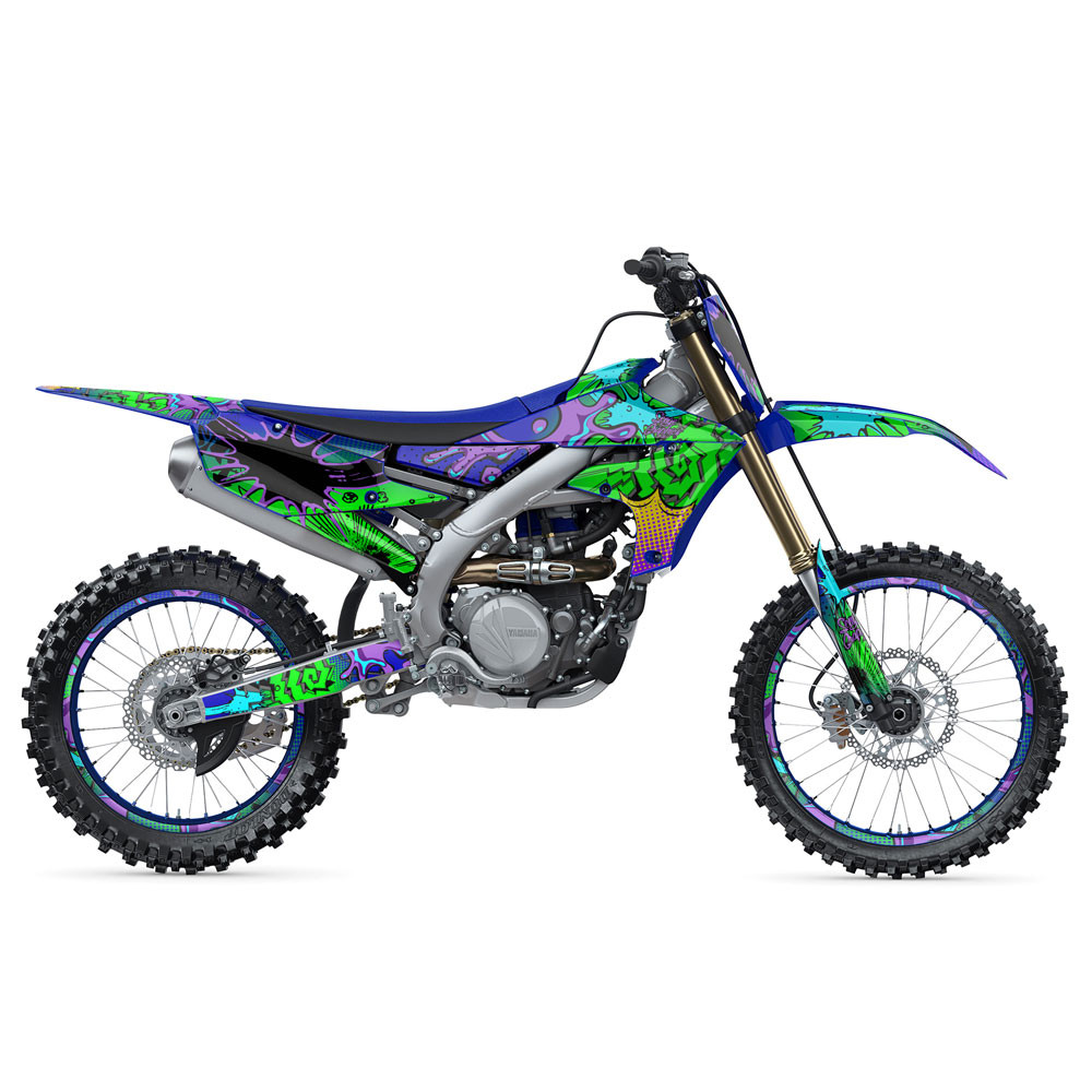 Yamaha WR 450F Dirt Bike Graphics Kit ZANY SENGE GRAPHICS INC