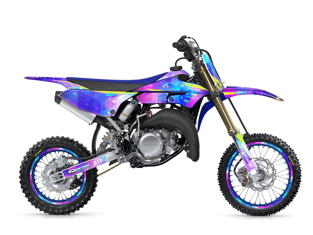 Yamaha YZ 65 Dirt Bike Graphics Kit - SPACE KADET | SENGE GRAPHICS INC